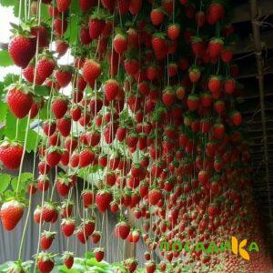 Клубника ампельная Анастасия купить по цене от 370р. в интернет-магазине «Посадика» с доставкой почтой в в Агиделе и по всей России – [изображение №1].